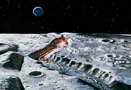 Ученые объяснили остатки гигантского извержения вулканов на Луне