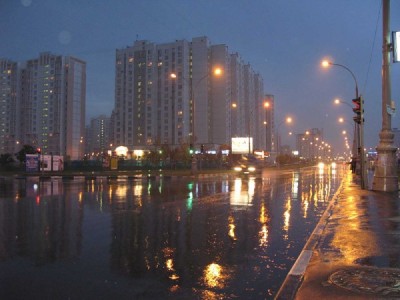 В Москве объявлено штормовое предупреждение: Ожидается гроза с градом