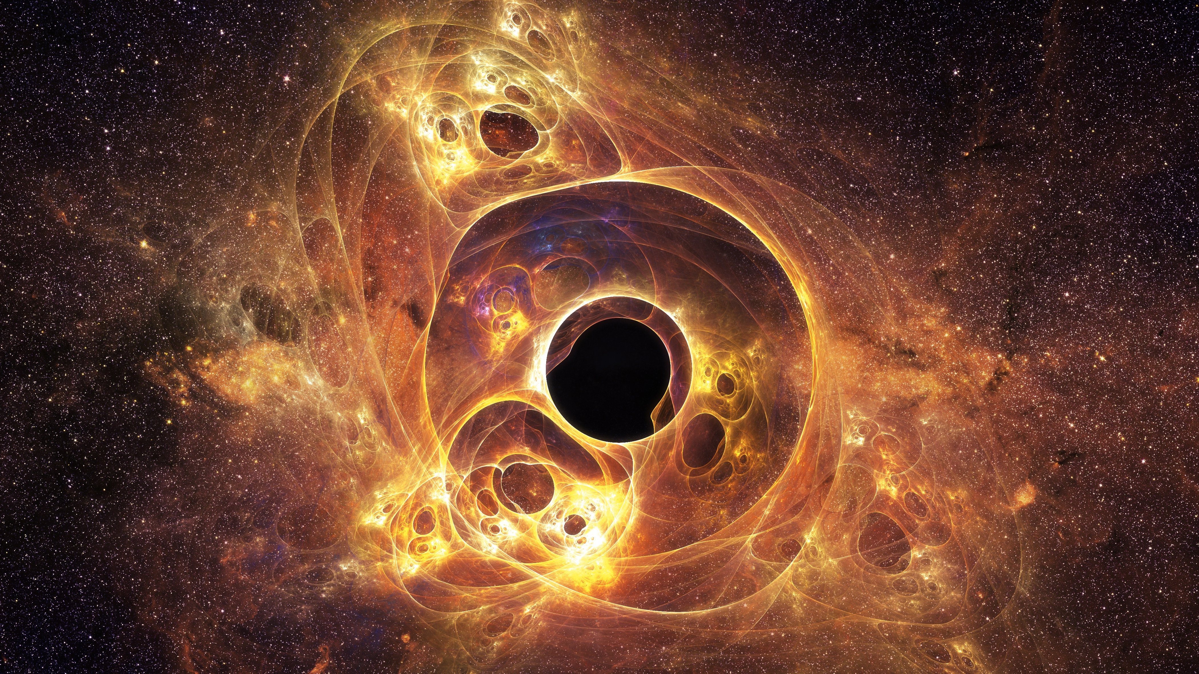 Ученые определили принципы космической диеты черных дыр