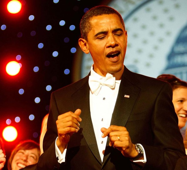 Обама спел на концерте в Белом доме