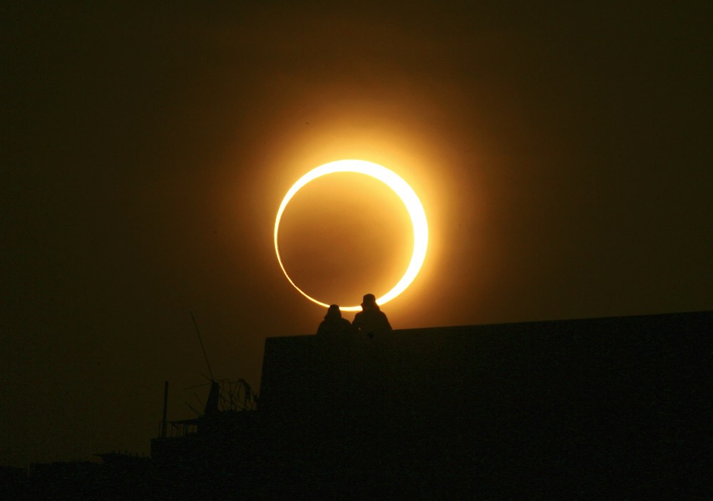 NASA показало визуализацию солнечного затмения 8 марта