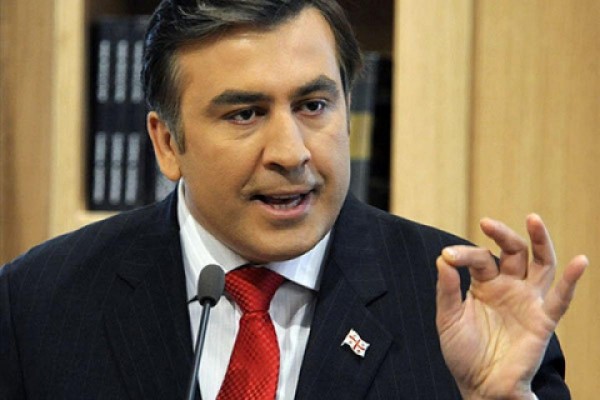 Саакашвили произнес «буль-буль» вместо речи