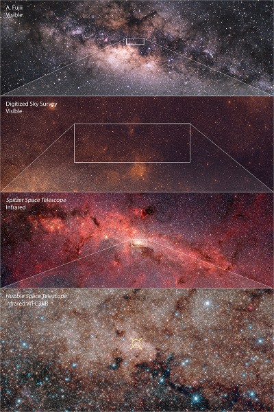 NASA опублікувало знімок центру Чумацького шляху