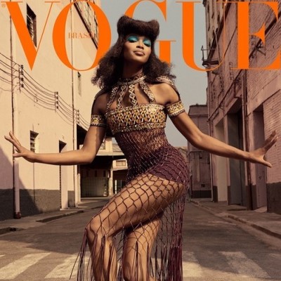 Майский номер бразильского Vogue полностью посвятили Наоми Кэмпбелл