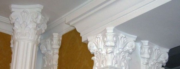 Гипсовые колонны для украшения дома - olimp-dekor.ru