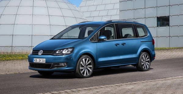 Обновлённый Volkswagen Sharan получил полный привод и топовый дизель