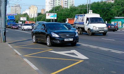 Езда по выделенной полосе возможна в Москве с лицензией