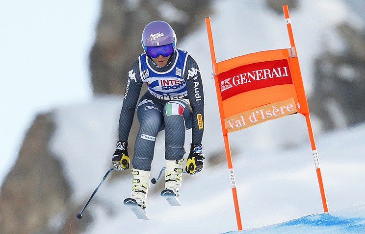 Итальянская горнолыжница Надя Фанкини госпитализирована после падения