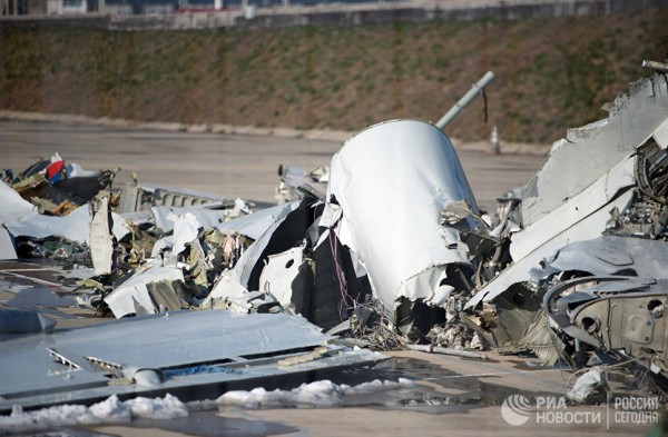 На месте крушения Ту-154 за один день нашли 80 обломков