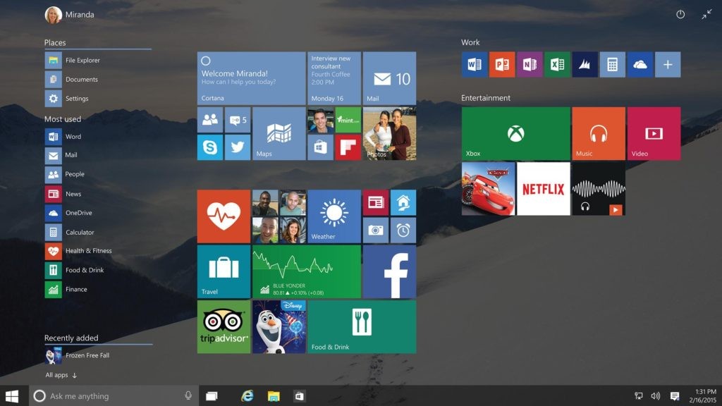 Microsoft слила в сеть новейшую версию Windows 10