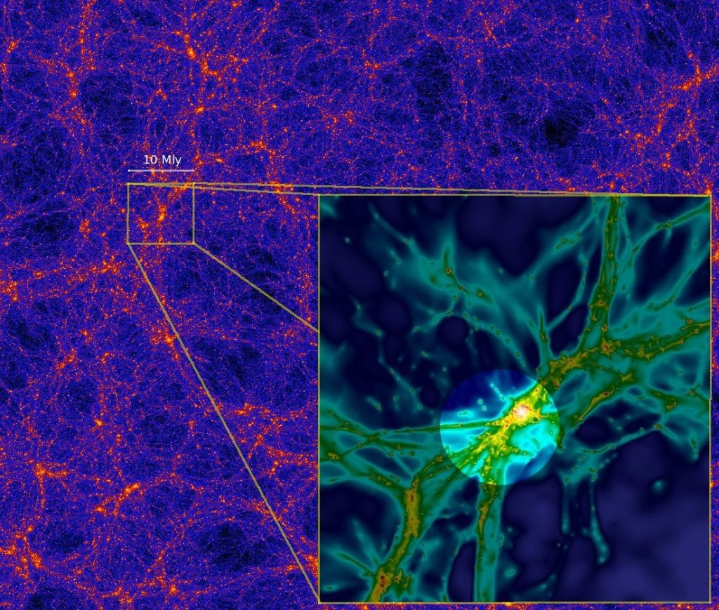 Астрономы в первый раз получили фотографии «нитей» черной материи