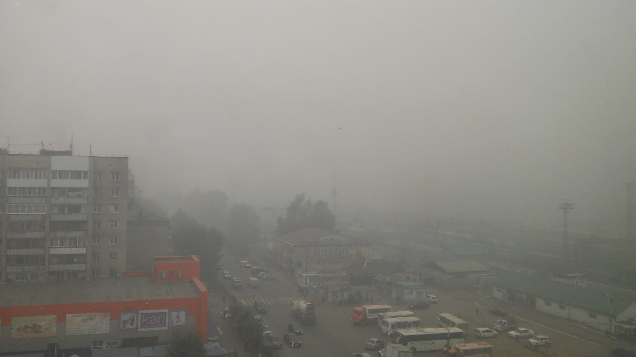 Владивосток окутал дым от лесных пожаров
