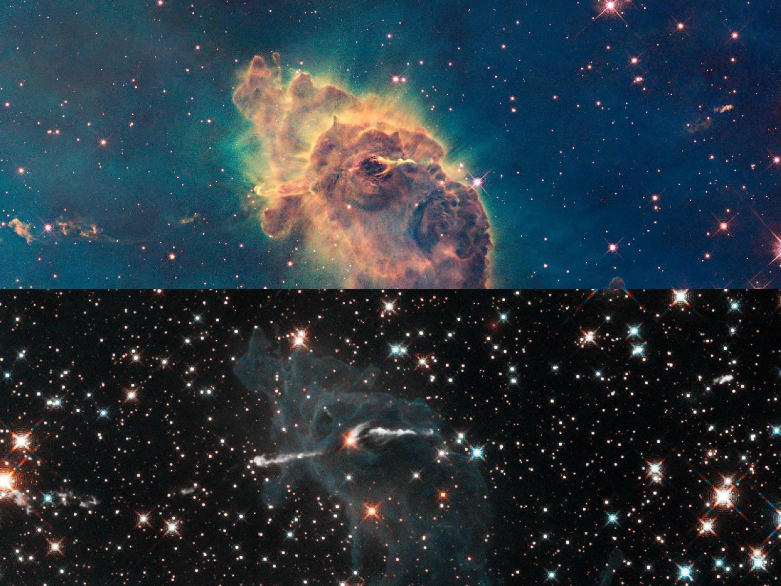 NASA выложило в Сеть фотографии космической туманности в созвездии Карина