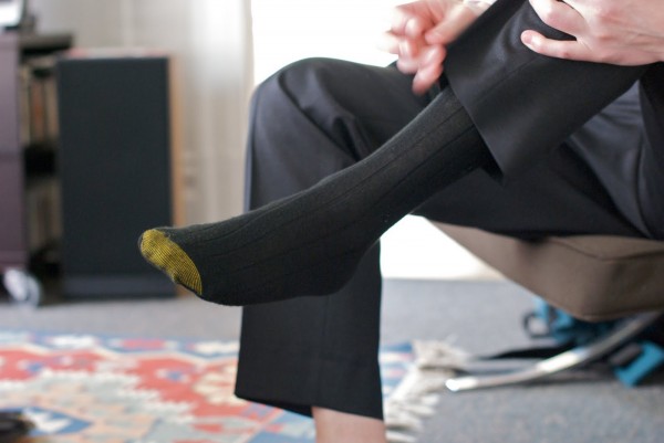 В Ессентуках новатор решил проблему «беспарных носков»