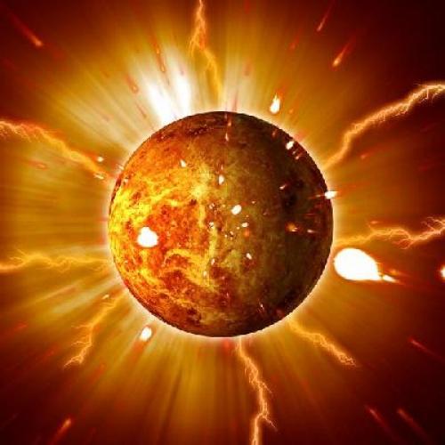 Солнце реагирует на сигнал от неизвестного космического объекта