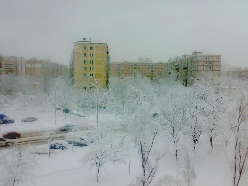 В Кирове школы продолжают работать в сильный снегопад