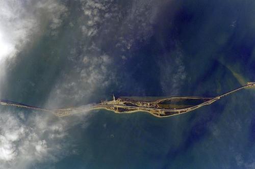 Российский космонавт сделал фото Крымского моста с орбиты
