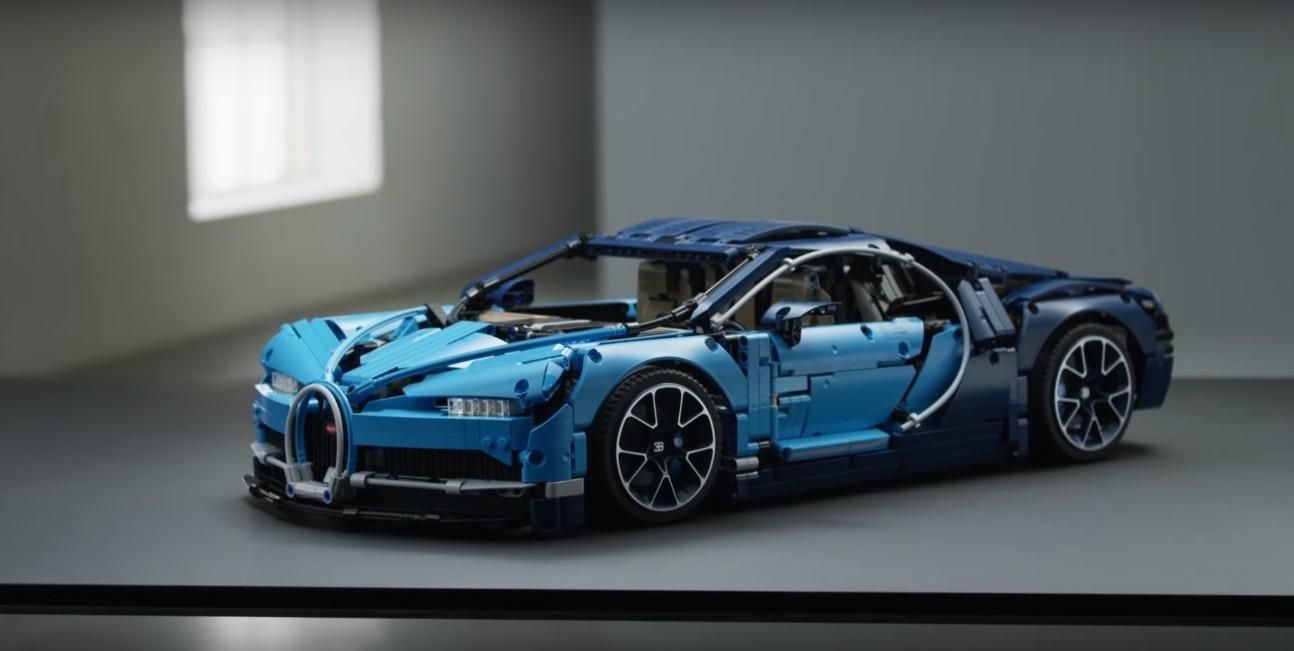 Bugatti Chiron превратили в конструктор из 3599 деталей