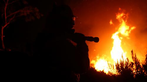 В центре Петербурга произошёл крупный пожар