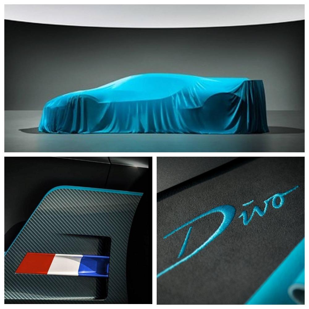 Компания Bugatti на тизере показала силуэт гиперкара за €5 млн