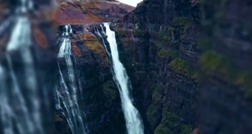 В Северной Осетии создали смелое видео самого красивого водопада