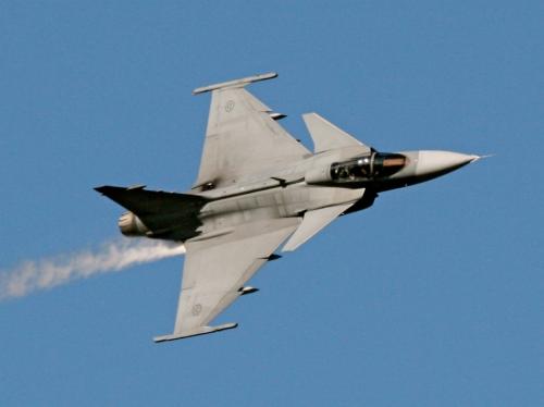 В Швеции истребитель Jas 39 Gripen столкнулся с птицей и разбился