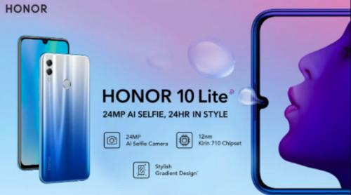 Huawei начнет продажу своего нового смартфона Honor 10 Lite 15 января