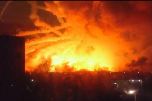 В центре Алчевска на территории ЛНР прогремел мощный взрыв