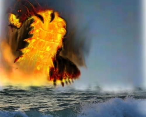 На Сочи напал «огненный червь»: Туристы выпали из катера при попытке заснять жуткую тварь