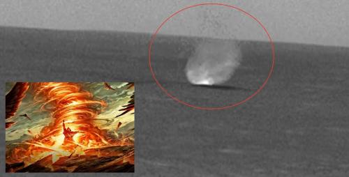 Злой Дух Марса: Камера NASA засняла «пустынного демона» на безжизненной планете