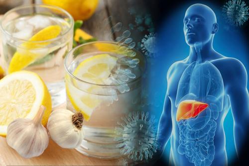 Минералка и сок лимона с чесноком облегчат симптомы гепатита за 3 дня