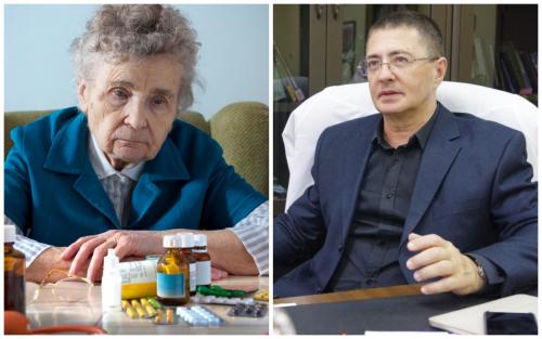 Опасны для пенсионеров: Доктор Мясников назвал запрещённые для приёма лекарства